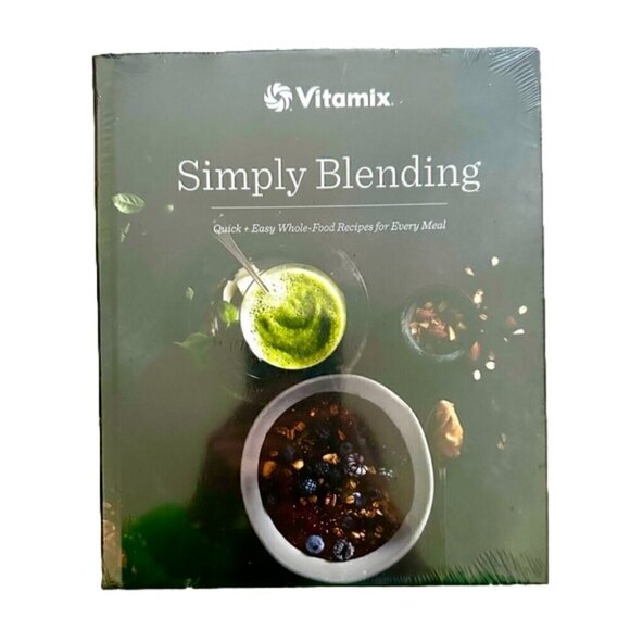 NEW SEALED - Vitamix blender kitchen Simply blending hardcover book with DVD - Picture 1 of 5